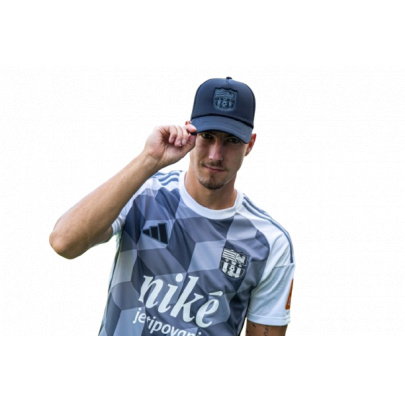 Čierna šiltovka FC Košice s vyšívaným logom klubu