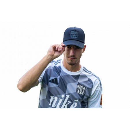 Čierna šiltovka FC Košice s vyšívaným logom klubu