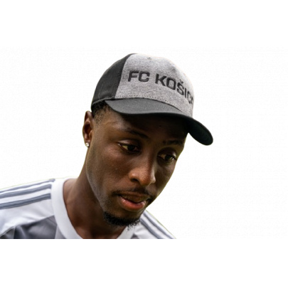 Šiltovka FC Košice čierno sivá s výšivkou