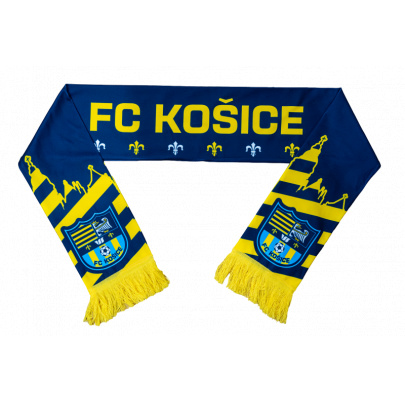 Obojstranný sublimovaný šál FC Košice - DÓM