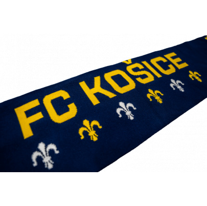 Pletený šál FC Košice "ŽLTO-MODRÍ"