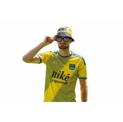 Klobúk žlto-modrý FCKE