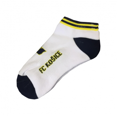 Kotníkové ponožky  - biele