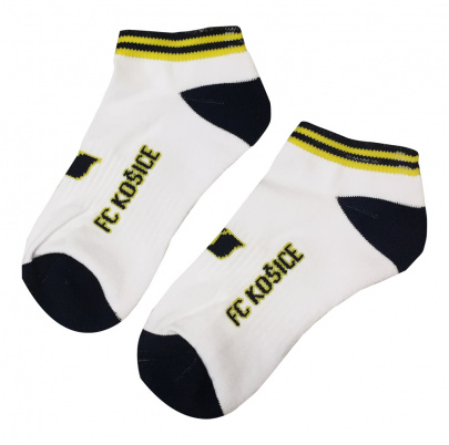 Kotníkové ponožky  - biele