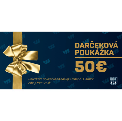 Darčeková poukážka 50€